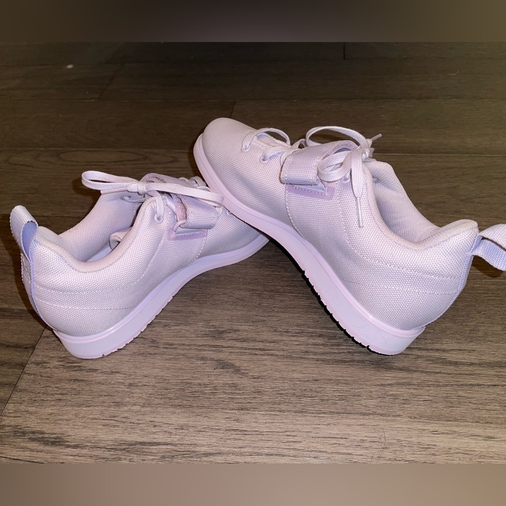 Purple Adidas Powerlift Weightlifting shoes